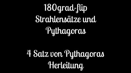 Satz von Pythagoras – Herleitung