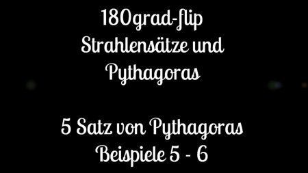 Satz von Pythagoras im rechtwinkligen und allgemeinen Dreieck
