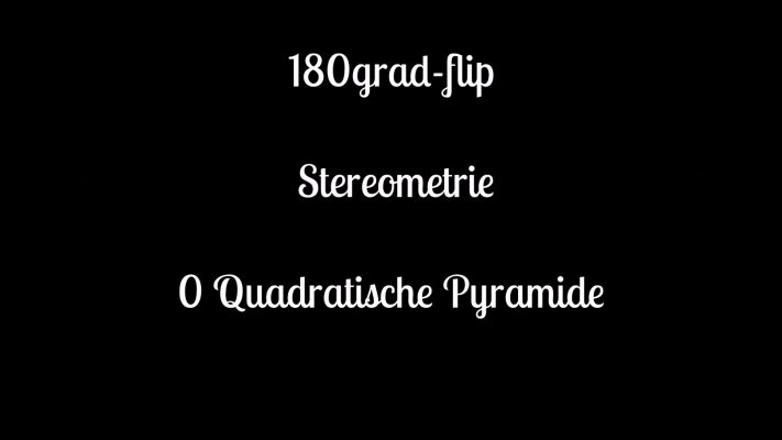 Quadratische Pyramide – Einführung