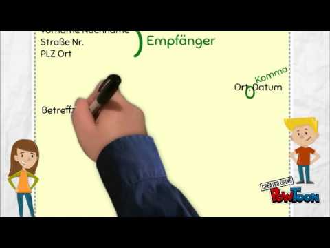 (Offiziellen) Brief verfassen