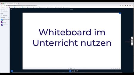 Whiteboard in BigBlueButton im Unterricht nutzen