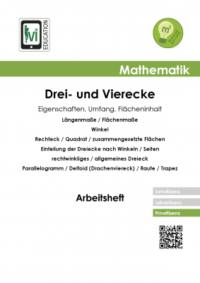 Arbeitsheft „Dreiecke und Vierecke“ (Privatlizenz)
