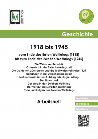 Geschichte von 1918 bis 1945 (Lehrerlizenz)