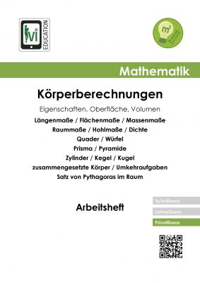 Arbeitsheft „Körperberechnungen“ (Privatlizenz)