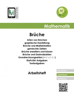 Arbeitsheft „Bruchrechnen“ (Lehrerlizenz)
